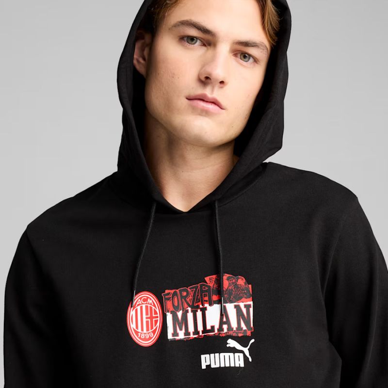Puma AC Milan FtbINRGY Hoodie M 779323-07 Kapucnis pulóver