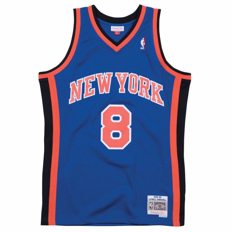 Mitchell & Ness Swingman Jersey NBA NY New York Knicks Latrell Sprewell - SMJYAC18055-NYKROYA98LSP mez