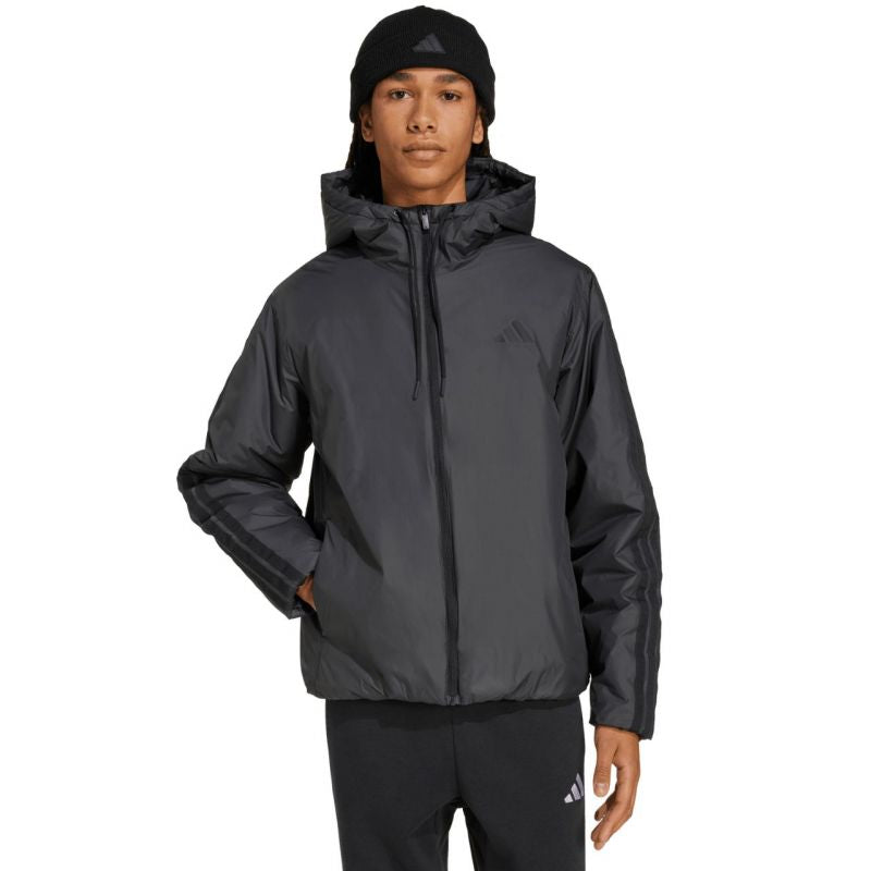 adidas Essentials Climawarm 3 Stripes Insulated Hooded M KB8149 jacket kabát