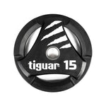 Tiguar PU Olympic plate 15 kg fekete kiegészítő TI-WTPU01500