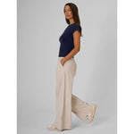 Women's wide leg trousers 4F