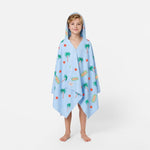 Spokey Quick-Drying Children’s Hooded Poncho Towel PALMS 70x175cm törölköző SPK-946618