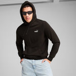 Men's Puma ESS 2 Color Small No. 1 Logo Hoodie Black 684719 fekete kapucnis pulóver