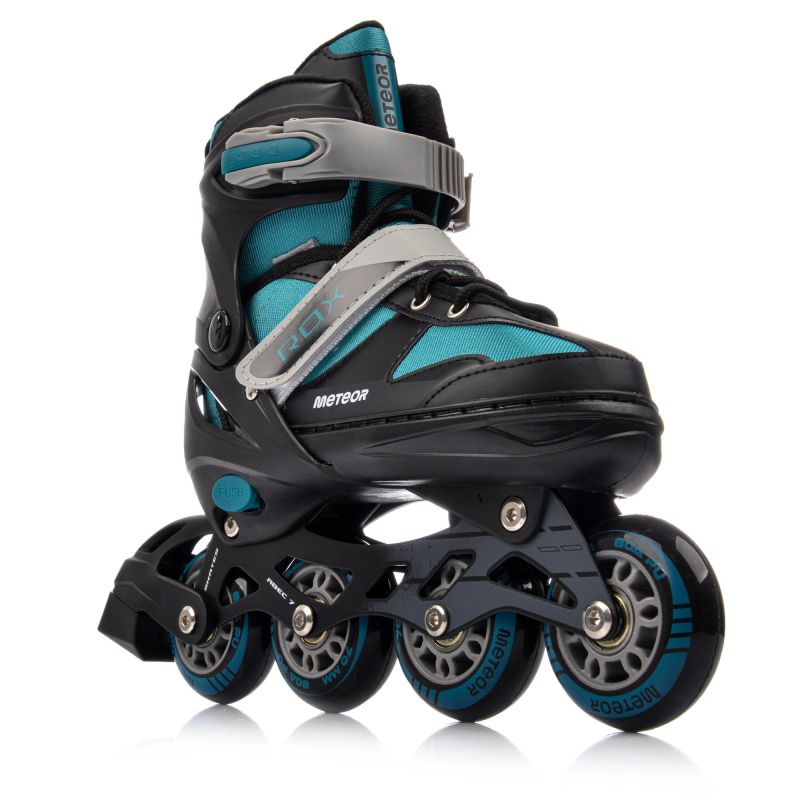 Meteor Rox skates, fekete korcsolya 22353