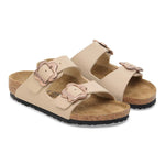 Birkenstock ARIZONA FLOWER BUCKLE KIDS 1030439 SANDCASTLE flip-flops (standard width) utcai cipő