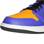 AIR Jordan 1 MID Sneakers Los Angeles Lakers LA - tornacipő