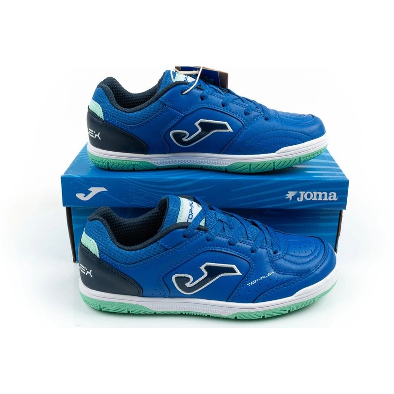 Joma Top Flex 2604 indoor football for kids, kék focicipő