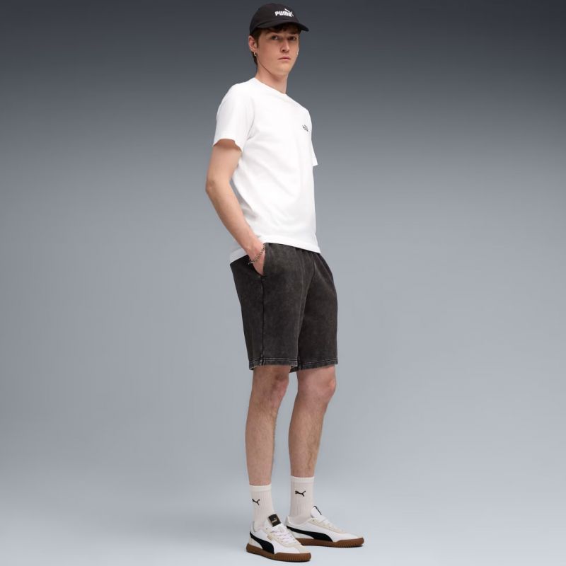 Puma Ess Elevated Relaxed Wash M 688052 01 shorts nadrág