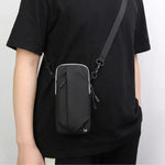 Wozinsky WSDB-B armband phone bag for running - black fekete karszalag 304004-197654