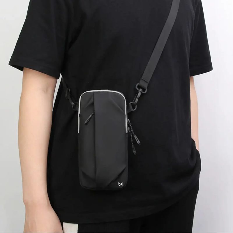 Wozinsky WSDB-B armband phone bag for running - black fekete karszalag 304004-197654