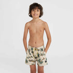 O'Neill O'Neil Mix & Match Cali Print 13'' Swim Jr bézs shorts, swimming shorts