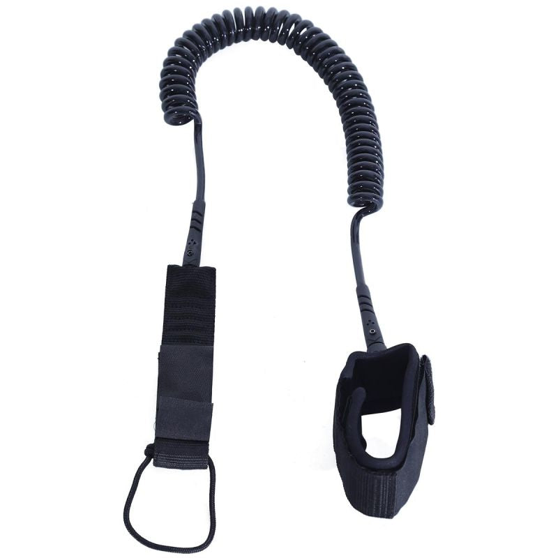 Enero Sup Board Safety Rope 10 Feet Black