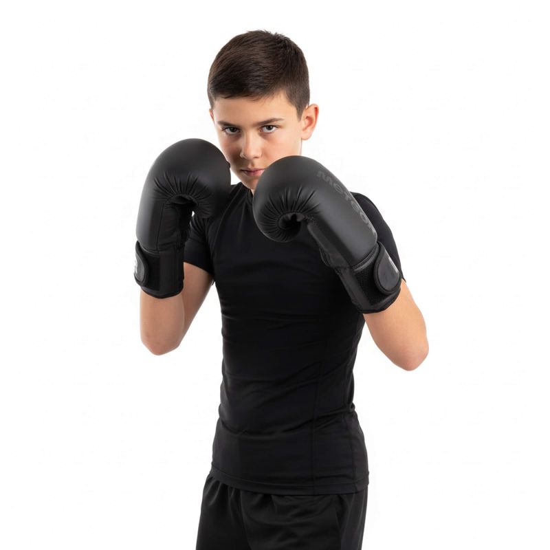 Meteor 8 oz Training Boxing Gloves, Velcro, PU uniw kesztyű
