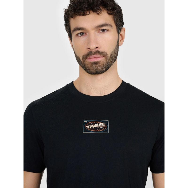 Men's regular printed T-shirt 4F 4FRAW25TTSHM3377-20S póló