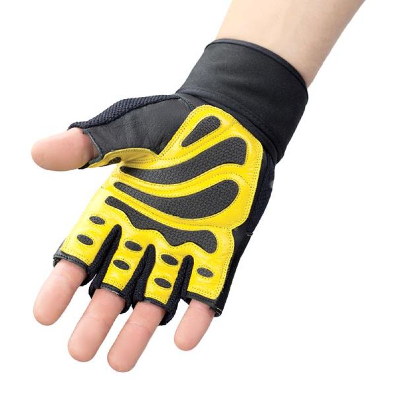 Under Armour Gym Gloves Black/Yellow HMS RST01 size XXL Kesztyű