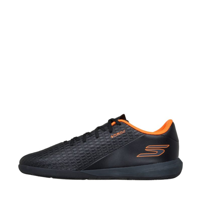 Skechers Club IC Football Boots Black and Orange 252136 BKOR narancssárga utcai cipő