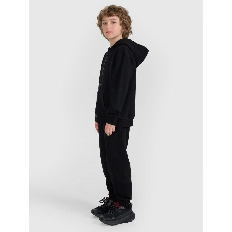 Boy's zip-up sweatshirt with hood 4F 4FJRMM00TSWSM2481-20S kapucnis pulóver