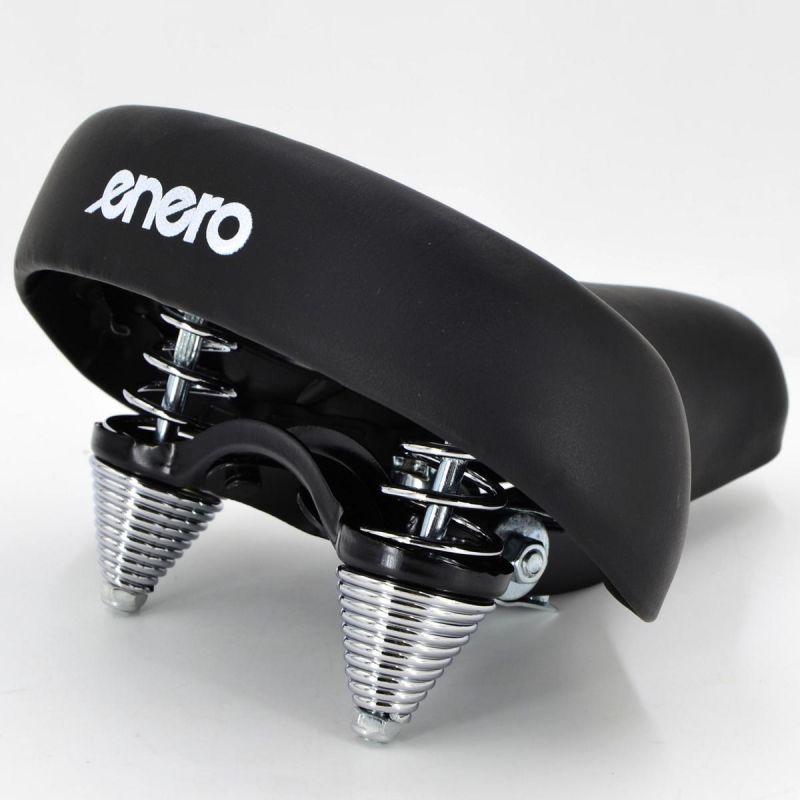 Enero Black Wide City Bicycle Saddle fekete kiegészítő GSP-1087603