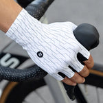 Rockbros Road Cycling Gloves Size: - Black and White fekete kesztyű
