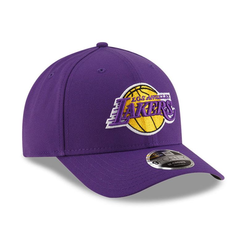 New Era 9FORTY Los Angeles Lakers NBA Team M-Crown Purple Snapback Cap - uniwersalny baseball sapka