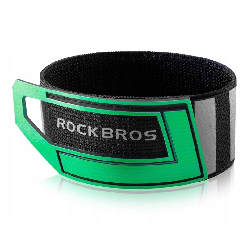 Rockbros reflective tape 49210008001 - green zielony socks tapes