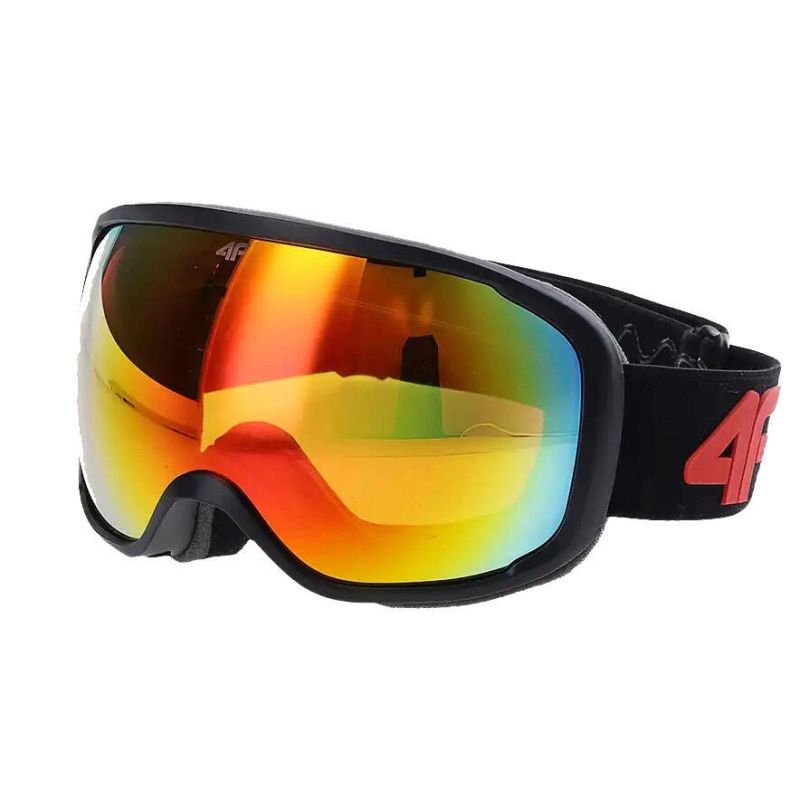 Boys' ski goggles with mirror coating 4F Junior 4FJWAW24AGOGU042-21S úszás kiegészítő