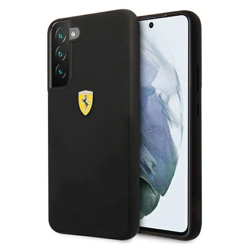 Ferrari FESSIHCS22MBK S22+ S906 /black hardcase On Track Silicone fekete táska