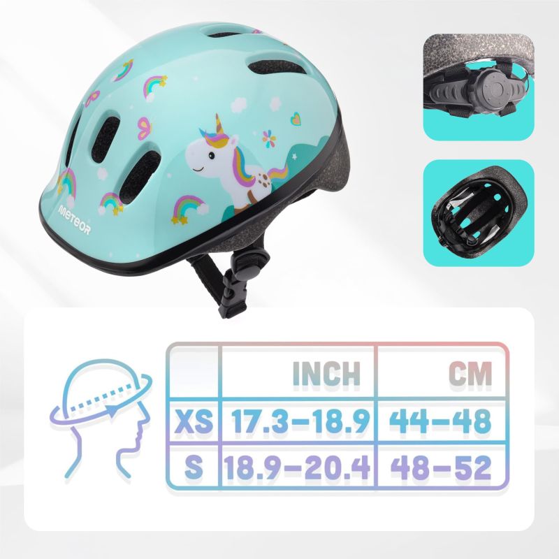 Meteor KS06 XS Bike Helmet 44-48 cm Pony uniw helmets