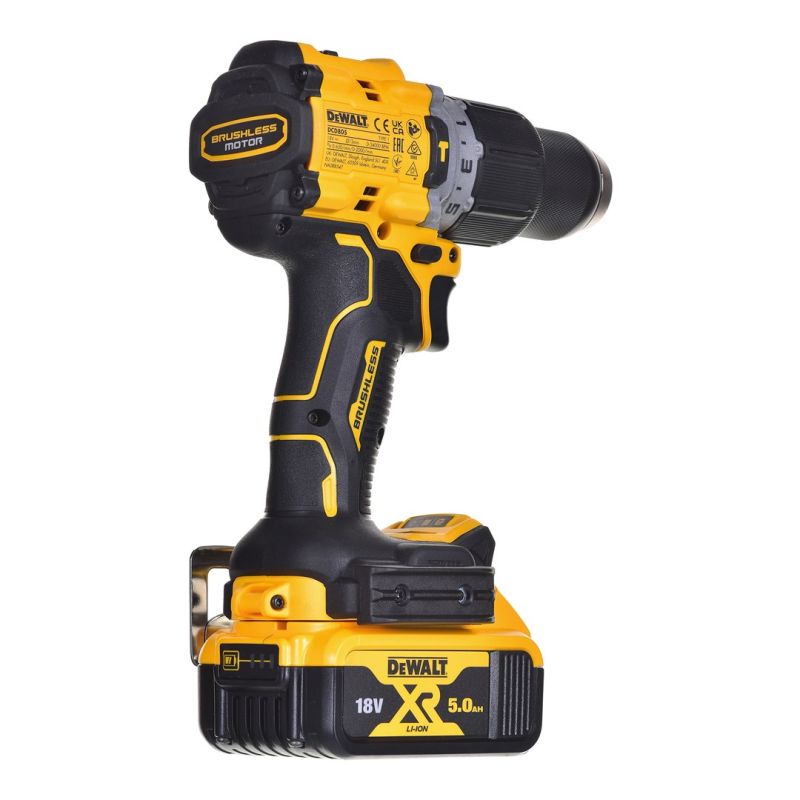 Drill driver 18V 2x5.0Ah BL TSTAK DCD805P2T
