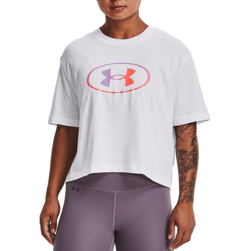 Under Armour Live Novelty Silo SS W 1369881 100 T-Shirt Póló