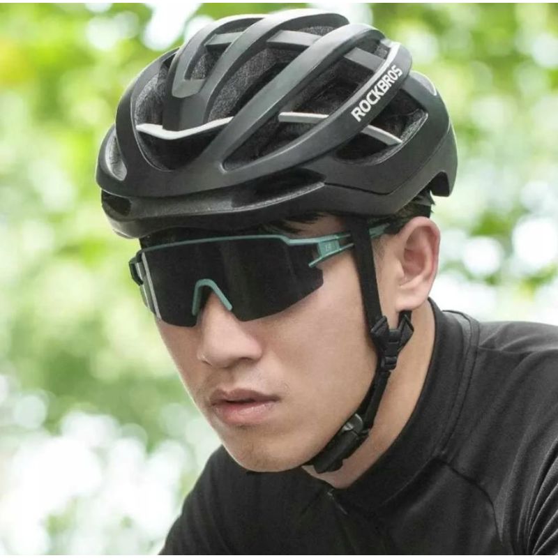 Rockbros sports glasses green zöld glasses, training equipment
