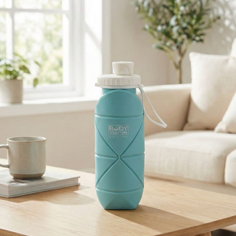 Body Sculpture Foldable Water Bottle Bb 25bl kék edzőfelszerelés BB25BL