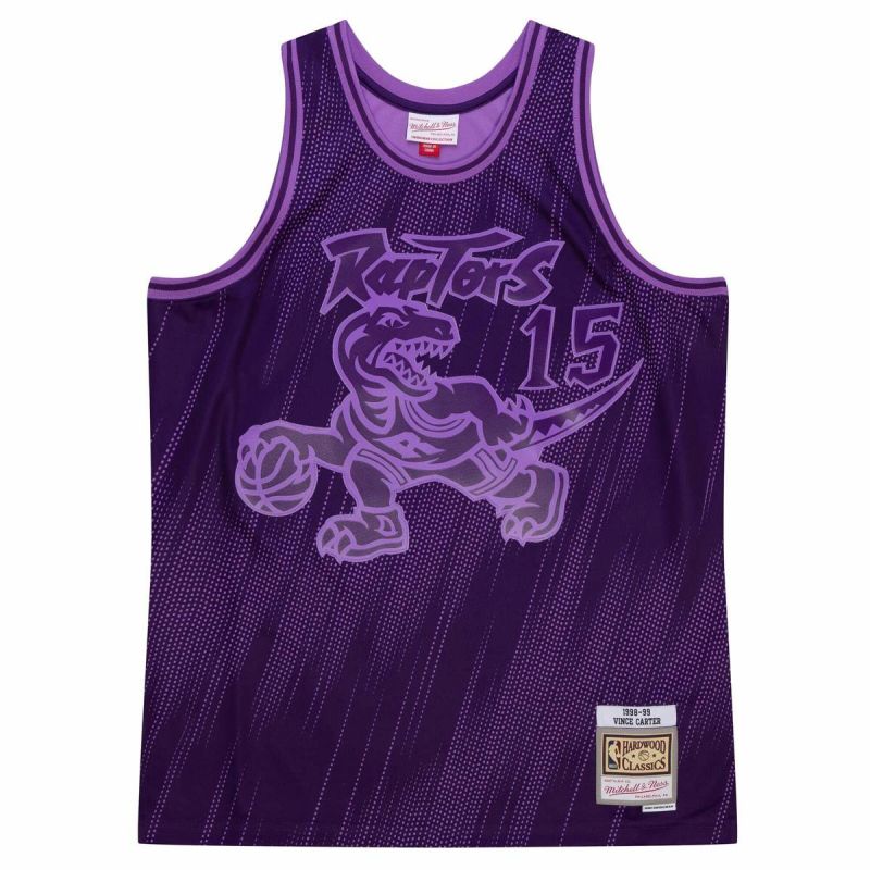Mitchell & Ness Jersey Swingman Monochrome Hyper Hoops NBA Toronto Raptors Vince Carter - TFSM1280-TRA98VCAPURP mez