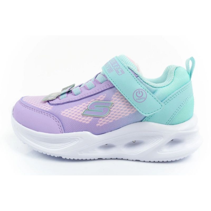 Skechers S Lights-Sola Glow Jr 303714L/TQLV shoes Cipő