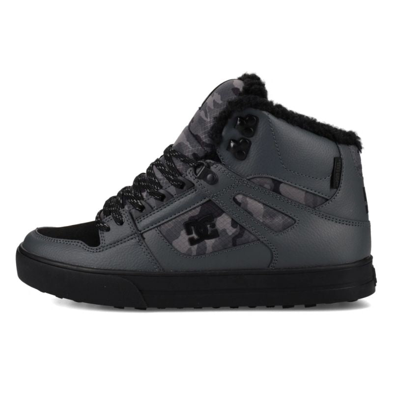 DC SHOES PURE HIGH TOP WC WNT DC01802021 Dark Gray fekete utcai cipő