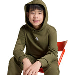 adidas Essentials Hoodie 225 olive KS0367 128 cm kapucnis pulóver