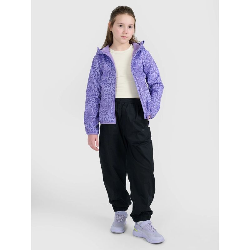 Girls' softshell jacket, windproof membrane 5000, 4F 4FJRAW25TSOFF507-90A kabát