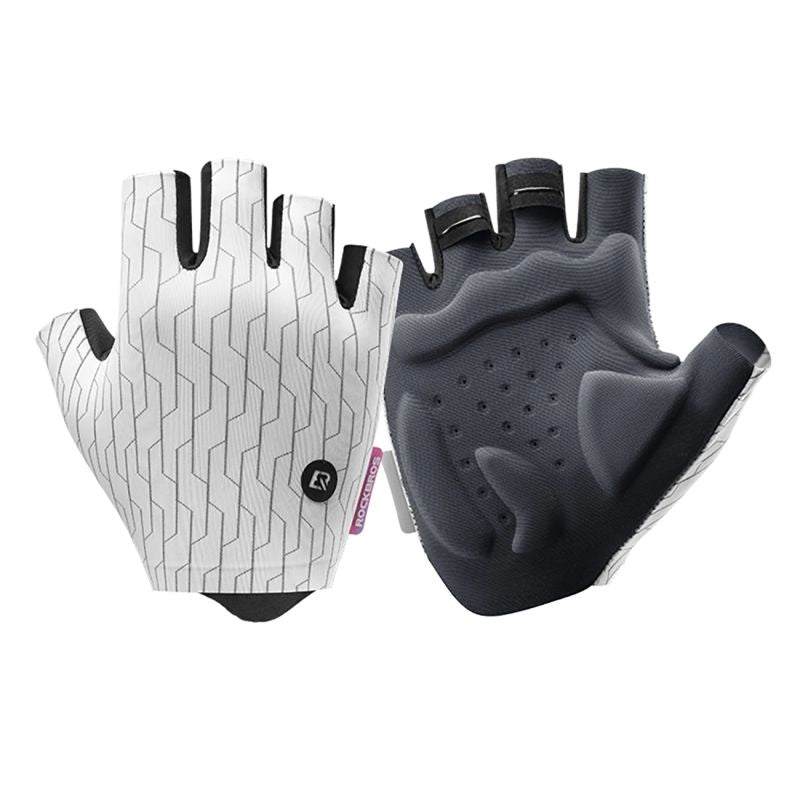 Rockbros MTB cycling gloves size: - white and black fekete kesztyű