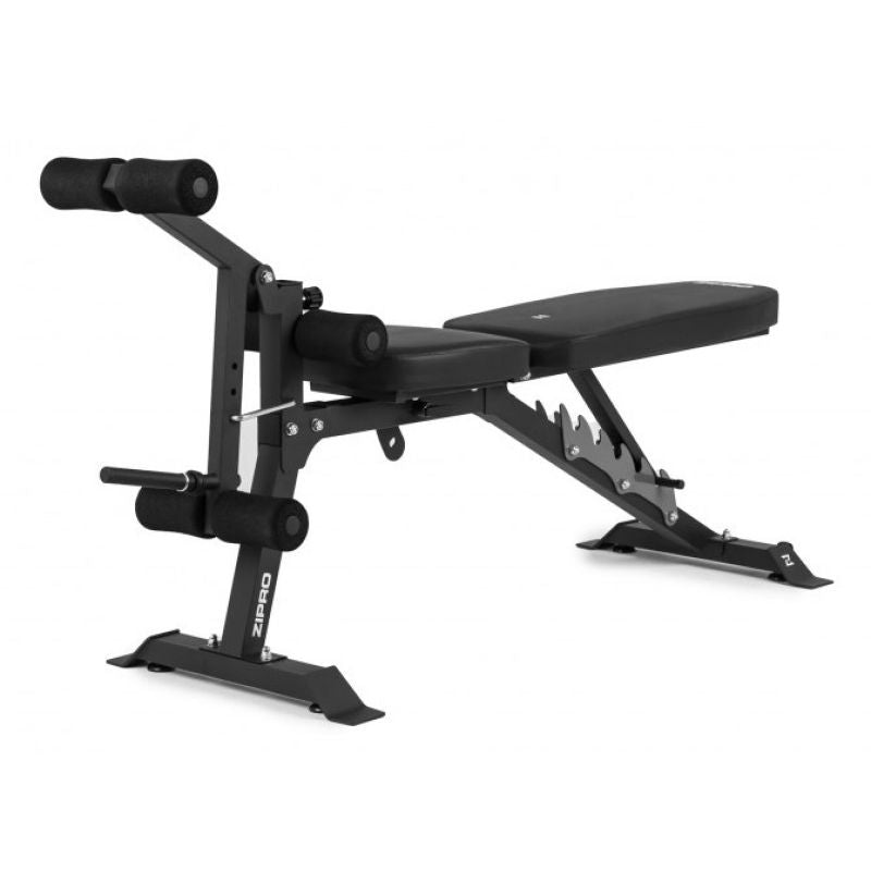 Zipro SUPERSET Adjustable Workout Bench Adjustable Backrest Adjustable Seat Gym, Home Black fekete edzőfelszerelés 33223