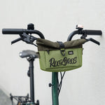Rockbros W020 Dual-Purpose Front Bag, Bike/Shoulder - Green zöld táska