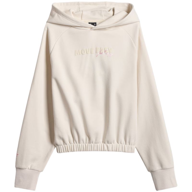 4F Women's sweatshirt F2175 cream 12S bézs póló 4FWSS26TSWSF217512S