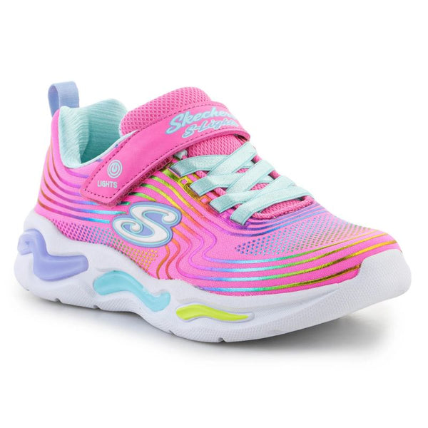 Skechers S-Lights Wavy Beams Jr 302338L-PKMT Cipő