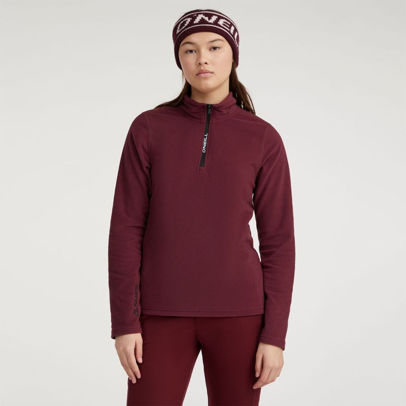 O'Neill Polar Jack's Hz Fleece W piros pulóver