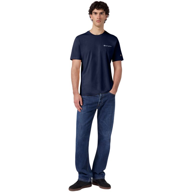 Men's Champion SS Tee Navy Blue 221798 BS501 sötétkék póló