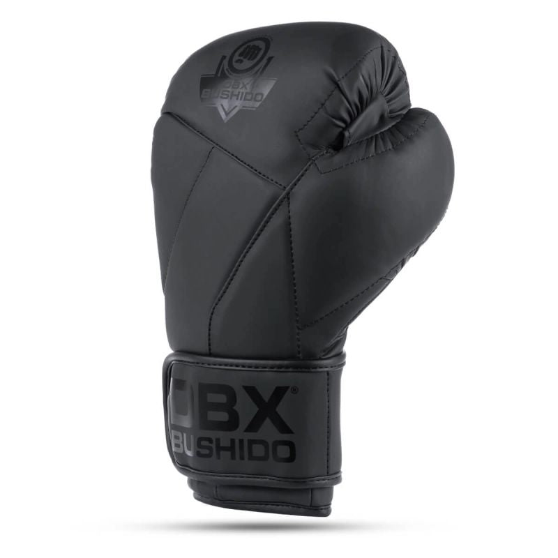 DBX Bushido 10oz Boxing Gloves - Hammer Black - Valor Series fekete kesztyű