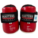 MASTERS FIGHT EQUIPMENT OSPU-1W KIDS Foot Protectors (WAKO APPROVED) (PRICE CHANGE) fekete védőfelszerelés 030611-2XS