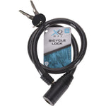 XQMAX SPIRAL BIKE LOCK WITH KEY 0. BLACK fekete pénztárca GSP-679636