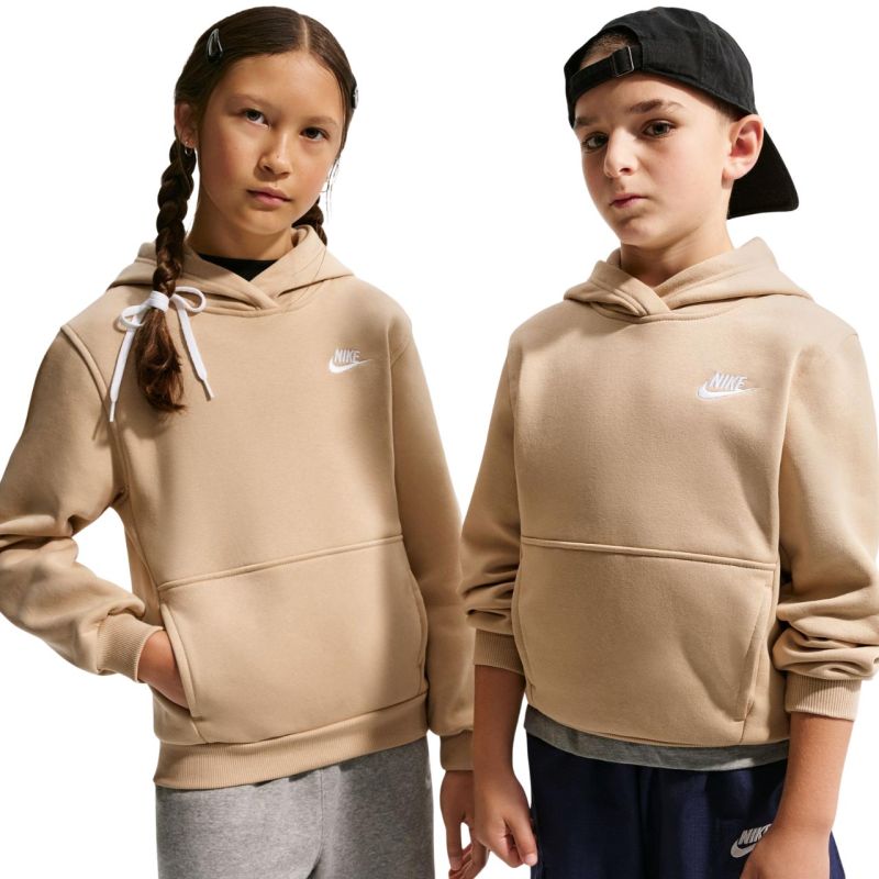 Nike Sportswear Club Fleece Kids' Sweatshirt bézs pulóver FD3000286