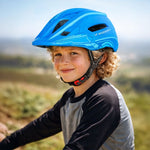 Wozinsky Kids Full Face Bike Helmet with USB Rear Light S - Blue niebieski védőfelszerelés HT-27N-199812