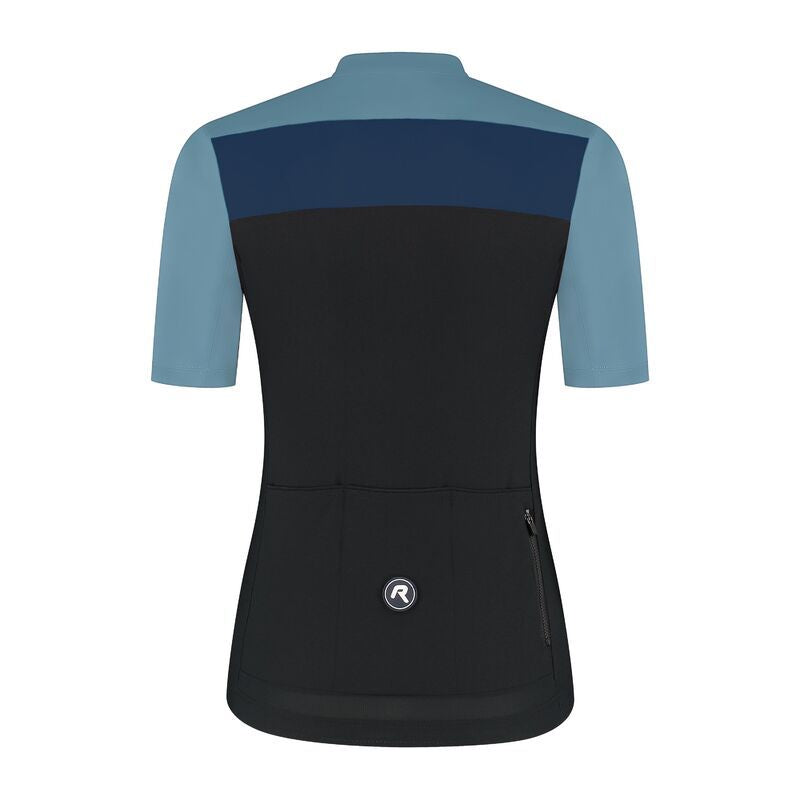 Rogelli CORE BLOCK women's t-shirt black- kék póló